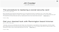 Desktop Screenshot of jillcooter.com