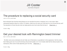 Tablet Screenshot of jillcooter.com